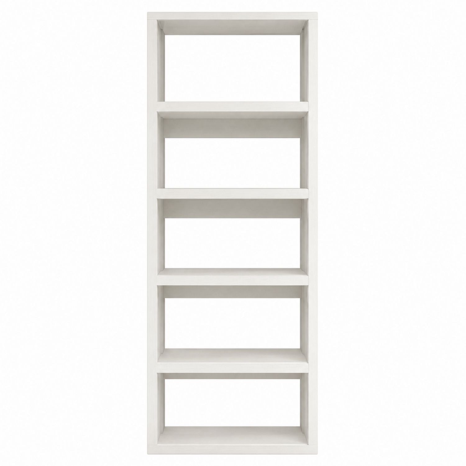 5-Tier MDF Bookcase White 180cm x 60cm x 30cm
