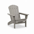 Outdoor Polywood Adirondack Chair Gray