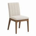 Upholstered Dining Chair with Solid Wood Frame